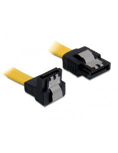 DeLOCK 0.7m SATA M/M cable de SATA 0,7 m Amarillo