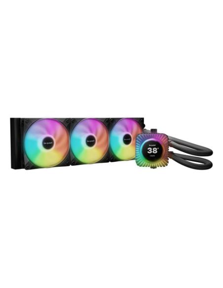 be quiet! LIGHT LOOP IO LCD | 360mm Procesador Sistema de refrigeración líquida todo en uno 12 cm Negro 1 pieza(s)