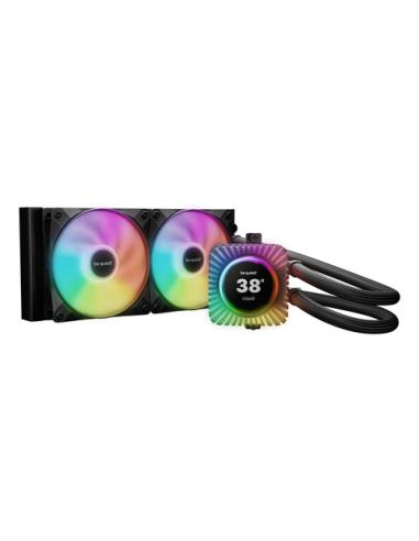 be quiet! LIGHT LOOP IO LCD | 240mm Procesador Sistema de refrigeración líquida todo en uno 12 cm Negro 1 pieza(s)