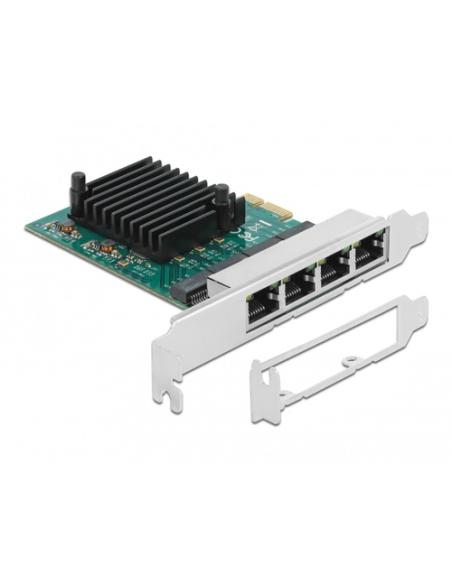 DeLOCK Tarjeta PCI Express x1 a 4 x Gigabit LAN