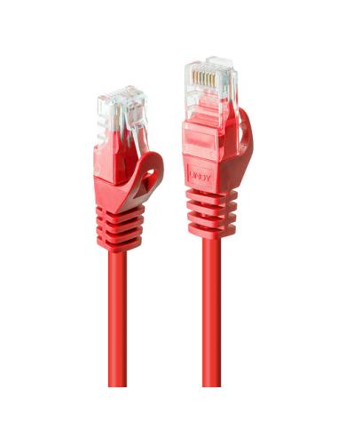 Lindy 48180 cable de red Rojo 0,3 m Cat6 U/UTP (UTP)