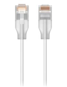 Ubiquiti UACC-Cable-Patch-EL-2M-W cable de red Translúcido, Blanco Cat6 Alrededor