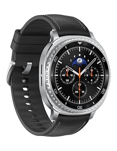 Samsung Galaxy Watch 8 Classic 3,3 cm (1.3") AMOLED 46 mm Digital 438 x 438 Pixeles Pantalla táctil 4G Plata Wifi GPS (satélite)