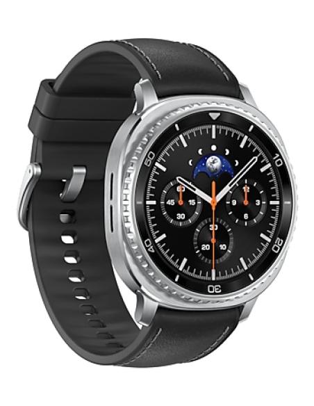 Samsung Galaxy Watch 8 Classic 3,3 cm (1.3") AMOLED 46 mm Digital 438 x 438 Pixeles Pantalla táctil 4G Plata Wifi GPS (satélite)