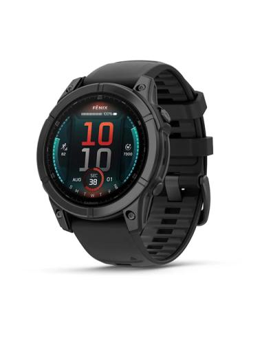 Garmin Fenix E 3,3 cm (1.3") AMOLED 47 mm Digital 416 x 416 Pixeles Pantalla táctil Negro Wifi GPS (satélite)