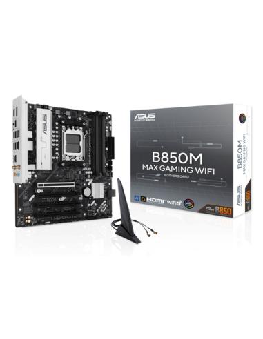 ASUS B850M MAX GAMING WIFI AMD B850 Zócalo AM5 micro ATX