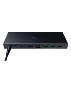 Razer USB 4 Dock Alámbrico USB4 Negro