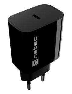 NATEC NUC-2395 cargador de dispositivo móvil Universal Negro Corriente alterna Carga rápida Interior