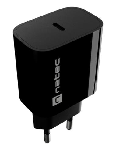 NATEC NUC-2395 cargador de dispositivo móvil Universal Negro Corriente alterna Carga rápida Interior