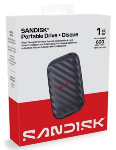 SanDisk SDSSDE10 1 TB USB Tipo C 3.2 Gen 2 (3.1 Gen 2) Azul