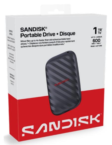 SanDisk SDSSDE10 1 TB USB Tipo C 3.2 Gen 2 (3.1 Gen 2) Azul