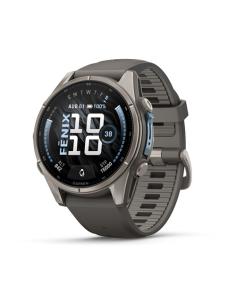Garmin fēnix 9 3,3 cm (1.3") AMOLED 43 mm Digital 416 x 416 Pixeles Pantalla táctil Titanio Wifi GPS (satélite)