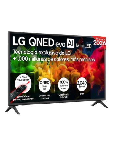 LG QNED evo AI MiniLED 43QNED81B6C.AEU Televisor 109,2 cm (43") 4K Ultra HD Smart TV Wifi Negro
