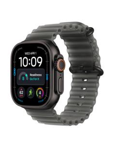 Apple Watch Ultra 4 (GPS + Cellular) - Caja de titanio negro de 49 mm - Correa Ocean negro traslúcido