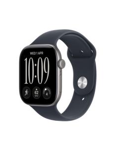 Apple Watch Series 12 (GPS) - Caja de aluminio en gris espacial (46 mm) - Correa deportiva azul marino - Talla S/M