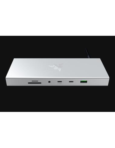 Razer USB 4 Dock USB Tipo C 10000 Mbit/s Plata