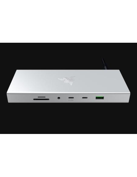 Razer USB 4 Dock USB Tipo C 10000 Mbit/s Plata