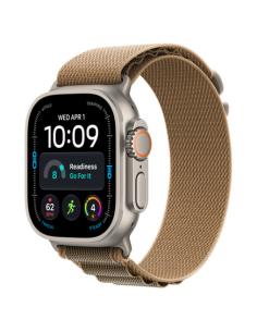 Apple Watch Ultra 4 (GPS + Cellular) - Caja de titanio natural de 49 mm - Correa Loop Alpine color desierto - Talla S
