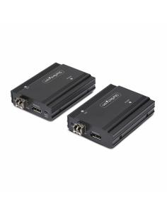 StarTech.com Kit Extensor de Consola por Fibra Óptica KVM DisplayPort - 4K 60Hz - Hasta 300m (Multimodo) - con 2 Módulos SFP+ de