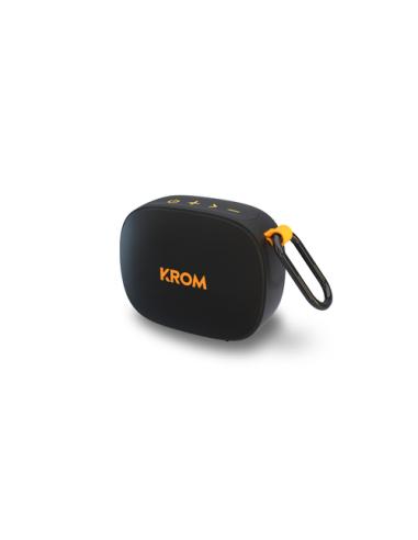 Krom NXKROMGROOVY altavoz portátil o de fiesta Altavoz monofónico portátil Negro, Naranja 5 W