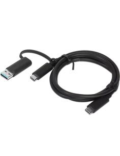 Lenovo 4X90U90618 cable USB USB 3.2 Gen 1 (3.1 Gen 1) 1 m USB A/USB C USB C Negro