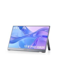 MONITOR PORTATIL ARZOPA A1 PRO / 15.6" / FHD / IPS / USB-C / MINI HDMI / ALTAVOCES / GRIS / A1 PRO / 6975114120859