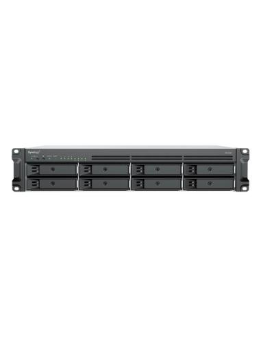 Synology RackStation RS1226+ servidor de almacenamiento NAS Bastidor (2U) AMD Ryzen V1500B 4 GB DDR4 0 TB Synology DSM Negro
