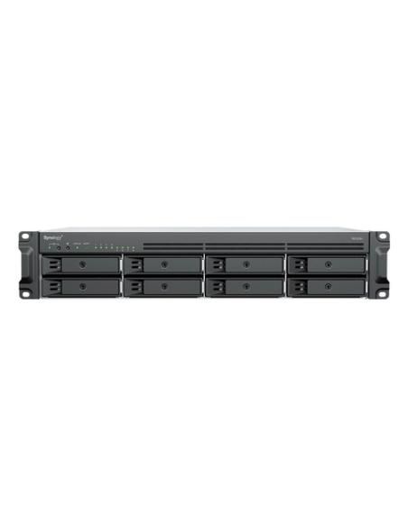 Synology RackStation RS1226+ servidor de almacenamiento NAS Bastidor (2U) AMD Ryzen V1500B 4 GB DDR4 0 TB Synology DSM Negro