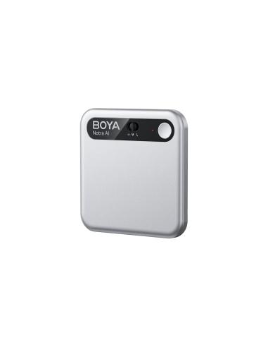 Boya Notra Grabadora de Voz IA Plata para ambiente, llamdas y bluetooth