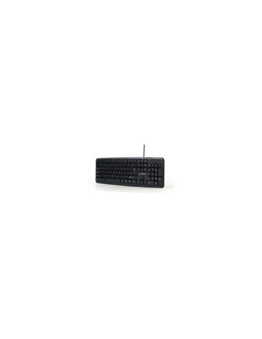 Gembird KB-U-103 teclado USB Inglés de EE. UU. Negro