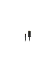 Lanberg CA-CMDP-10CU-0005-BK adaptador de cable de vÍ­deo 0,5 m USB Tipo C DisplayPort Negro 2