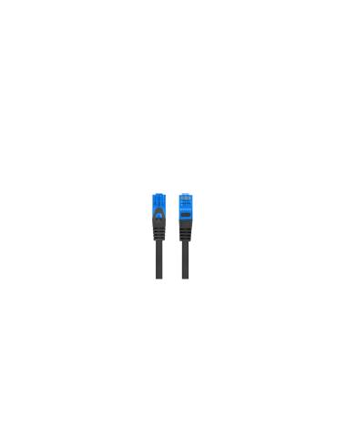 Lanberg PCF6A-10CC-0100-BK cable de red Negro 1 m Cat6a S/FTP (S-STP)