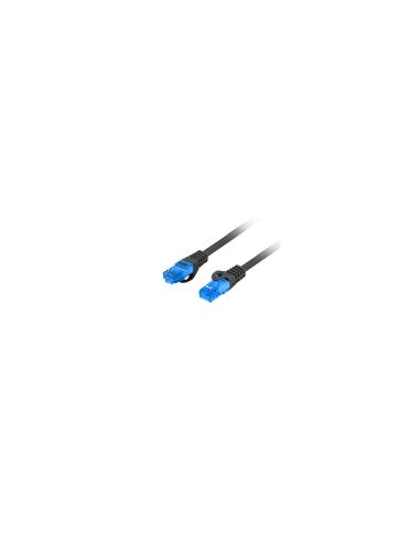 Lanberg PCF6A-10CC-0100-BK cable de red Negro 1 m Cat6a S/FTP (S-STP)