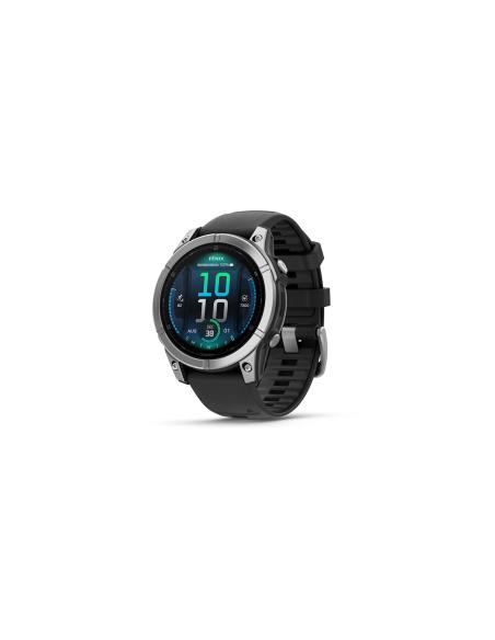 Garmin Fenix E 3,3 cm (1.3") AMOLED 47 mm Digital 416 x 416 Pixeles Pantalla táctil Acero inoxidable Wifi GPS (satélite)