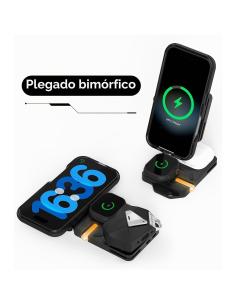 Aulumu Estación de Carga inalámbrica 4 en 1 M01 Compatible con MagSafe 2