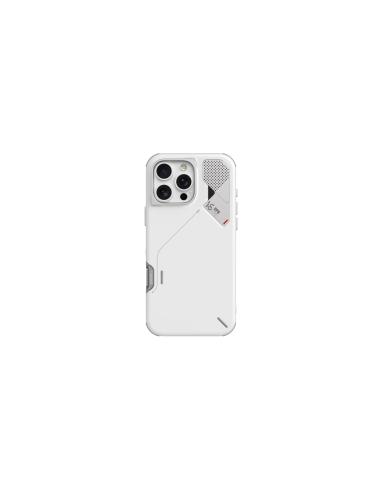 Aulumu A16 MagSafe iPhone 16 Pro Funda Antigolpes Blanco