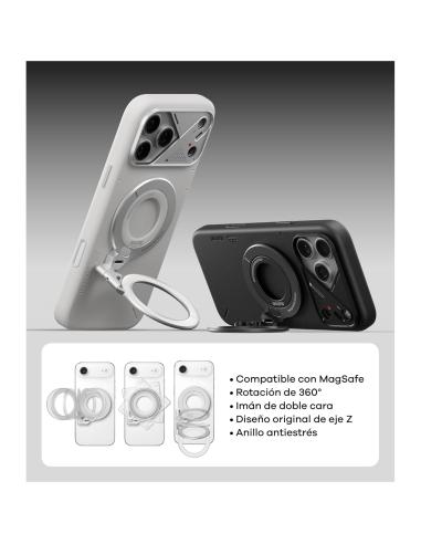 Aulumu G09 Soporte de Anillo Magnético para MagSafe Negro
