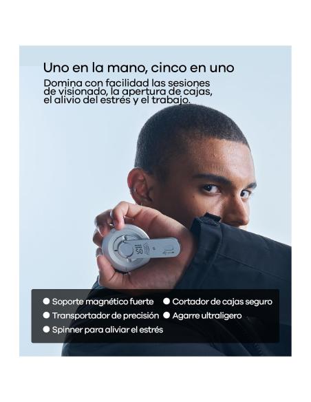 Aulumu G05 Air Soporte Magnético para Móvil MagSafe con Agarre y Stand Negro
