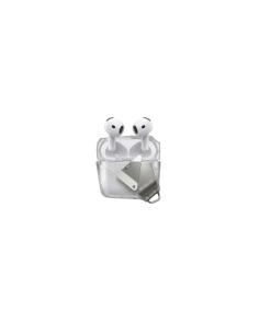 Aulumu A29 Geo para AirPods 4 Funda Blanca