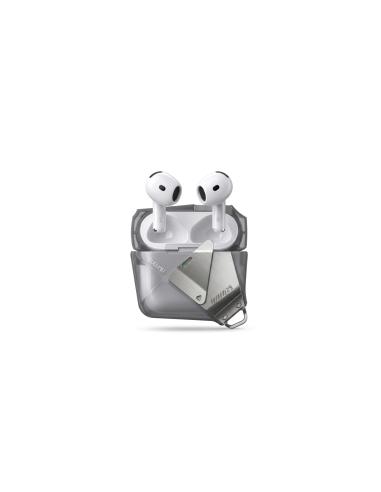 Aulumu A29 Geo para AirPods 4 Funda Gris