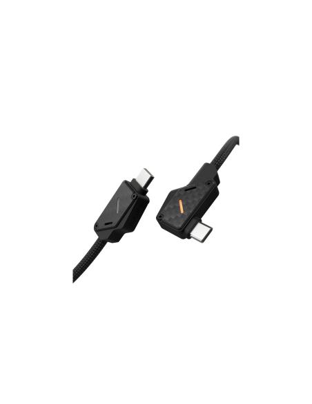 Aulumu Cable de carga y datos USB-C de alta velocidad de aluminio M07 Steady 240W (1.2m) Negro