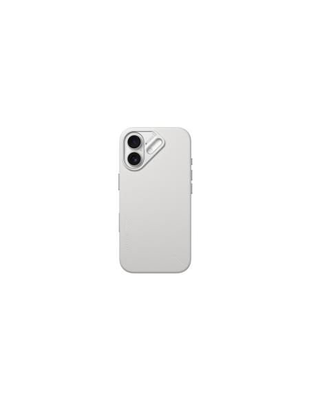 Aulumu A17 Vegan Leather iPhone 17 Funda Blanca