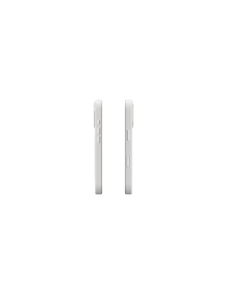 Aulumu A17 Vegan Leather iPhone 17 Funda Blanca