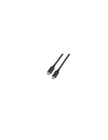 CABLE AISENS USB 3.1 GEN 2 TIPO-C MACHO A USB TIPO-C MACHO 1M NEGRO A107-0061