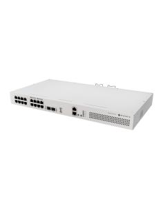 Mikrotik CRS418-8P-8G-2S+RM Cloud Router/Sw L2/L3 Gigabit Ethernet (10/100/1000) Energía sobre Ethernet (PoE) 1U