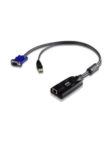 ATEN Adaptador KVM VGA USB con Virtual Media