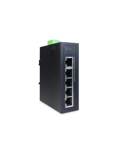 Digitus Conmutador de red Ethernet Gigabit de 5 puertos, industrial, no gestionado