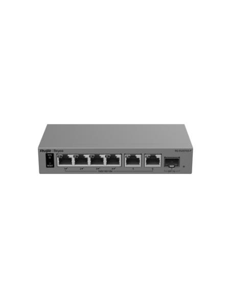 Ruijie Networks RG-ES207GS-P switch Gestionado L2 Gigabit Ethernet (10/100/1000) Energía sobre Ethernet (PoE) Gris