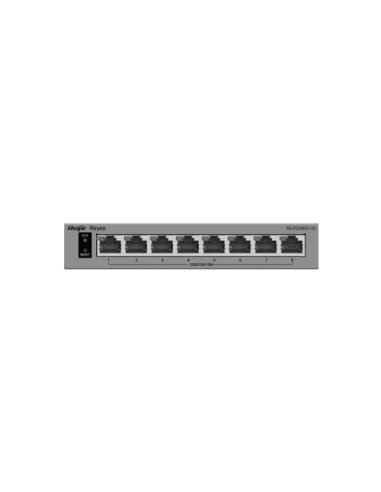 Ruijie Networks RG-ES208GC-V2 switch Gestionado L2 Gigabit Ethernet (10/100/1000) Gris