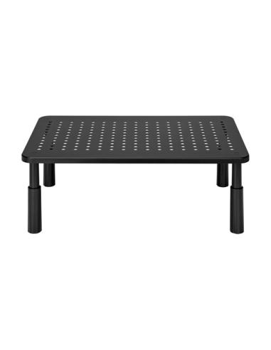 AISENS Soporte elevador multiusos para monitor/portátil, negro